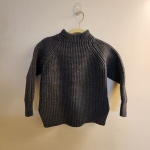 Everlane Charcoal Knit Wool Sweater